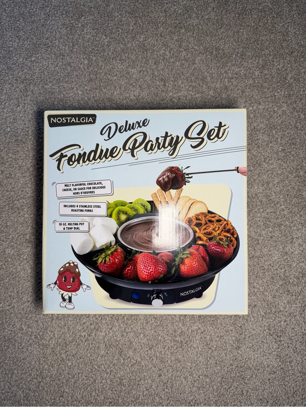 Nostalgia Deluxe Fondue Party Set